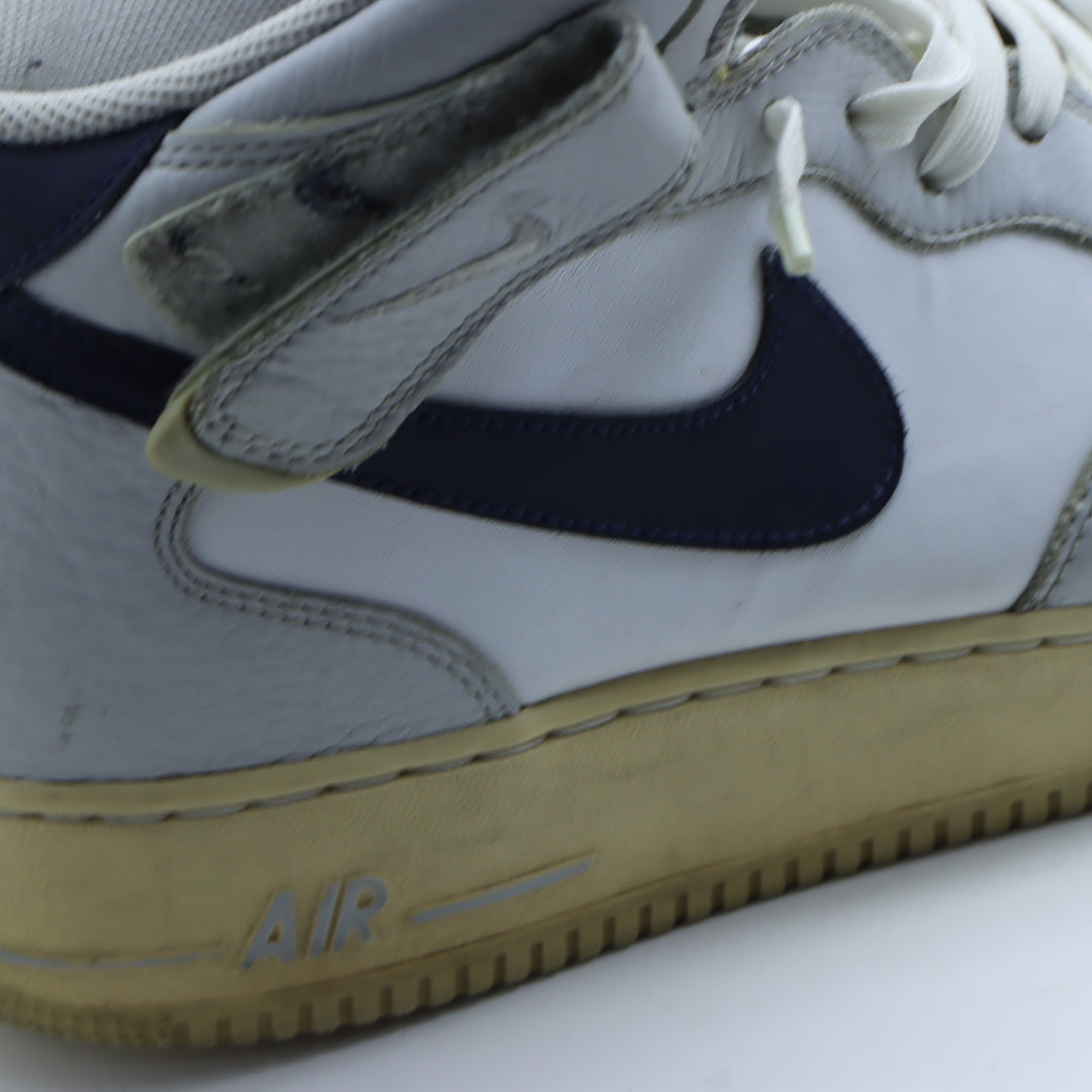 Nike Air Force 1 Scarpa Bianca e Grigia Eu 46 Uomo