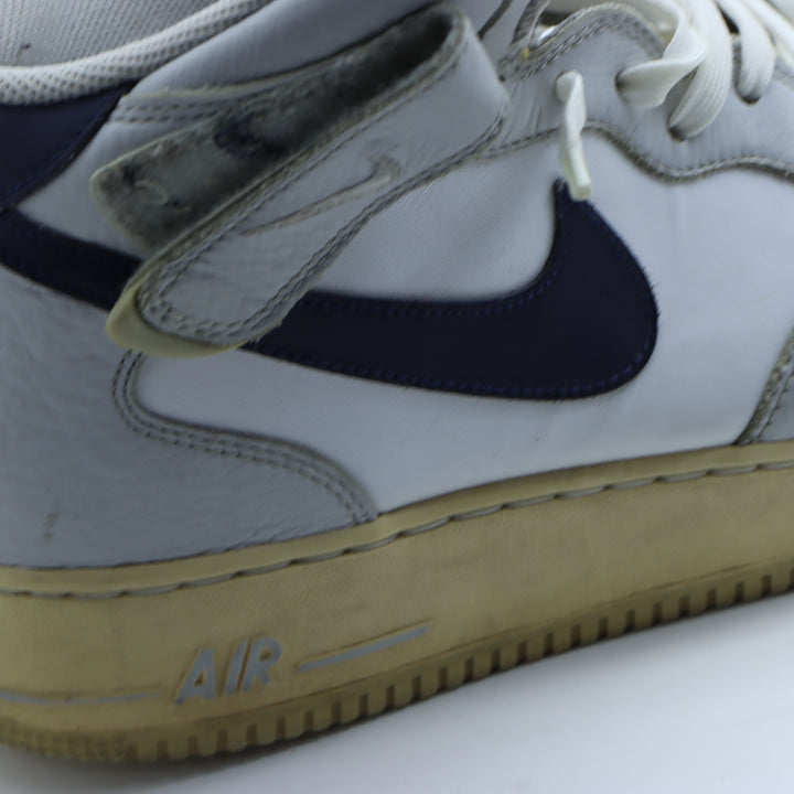 Nike Air Force 1 Scarpa Bianca e Grigia Eu 46 Uomo