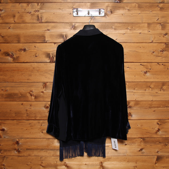 Gianfranco Ferré Cardigan Vintage Blu Taglia 44 Donna