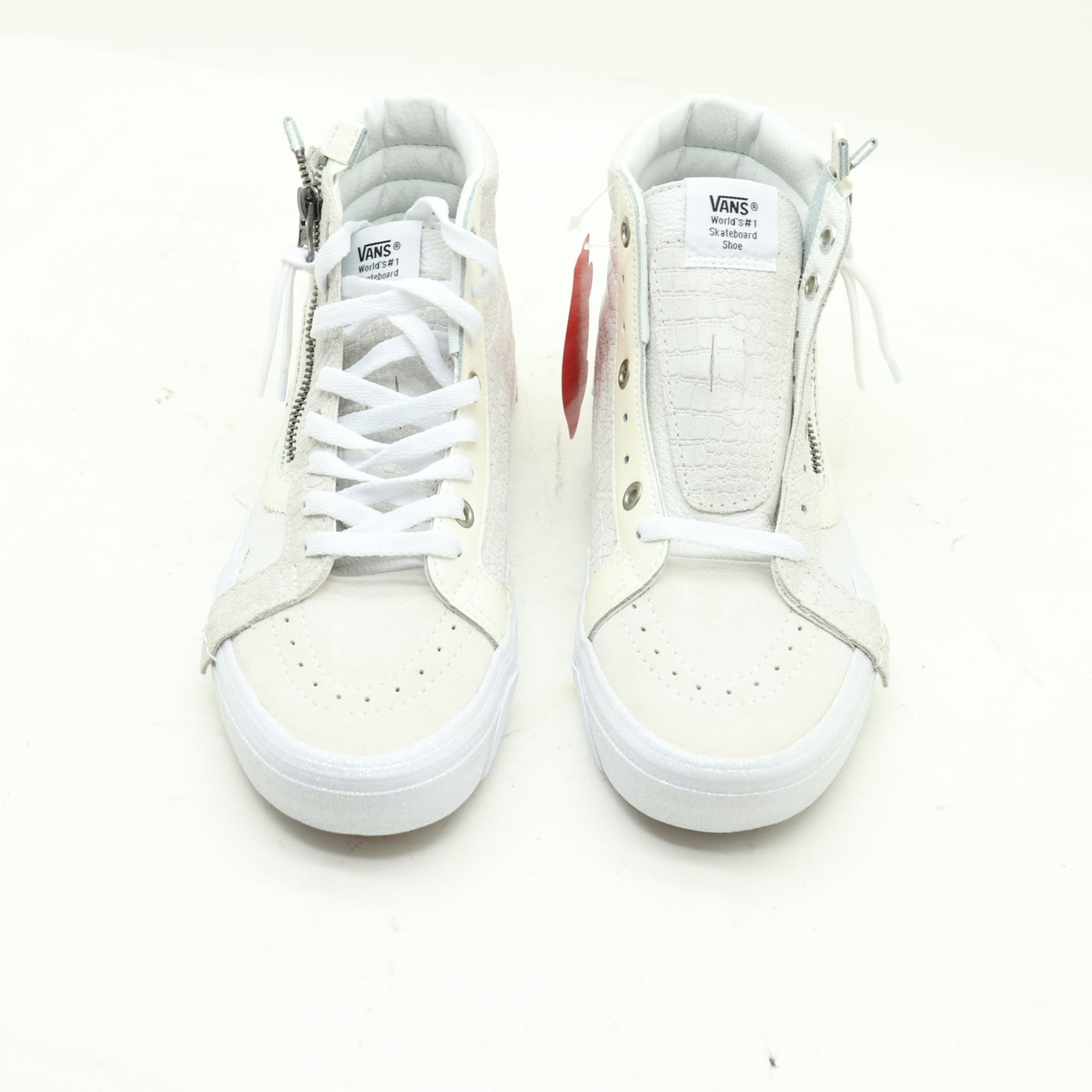 Vans Sk8 Hi Reissue Ca Alte Bianche con Glitter Eur 37 Unisex w