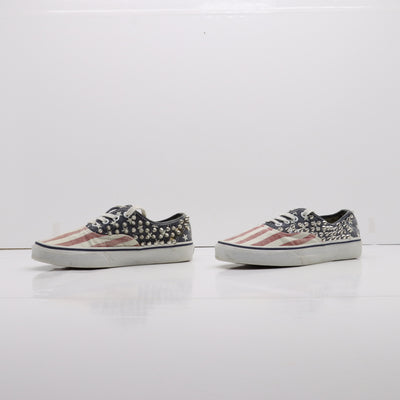 Vans Vandoren Authentic By Maltese Basse Bianco Blu Rosso Eur 38 Unisex