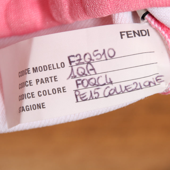 Fendi Gonna a Tubino Vintage Rosa Taglia 40 Donna