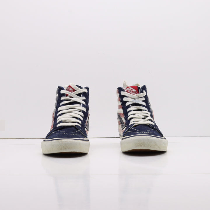 Vans Vandoren Sk8-Hi Alte Bianco Blu Rosso Eur 36 Unisex