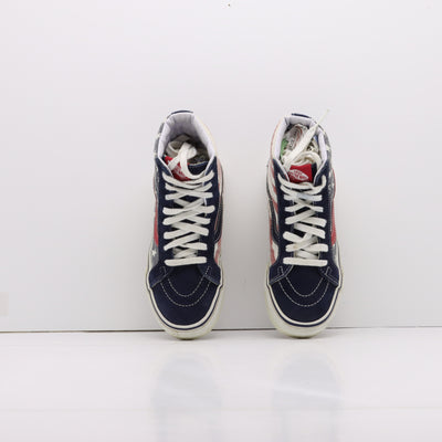 Vans Vandoren Sk8-Hi Alte Bianco Blu Rosso Eur 36 Unisex