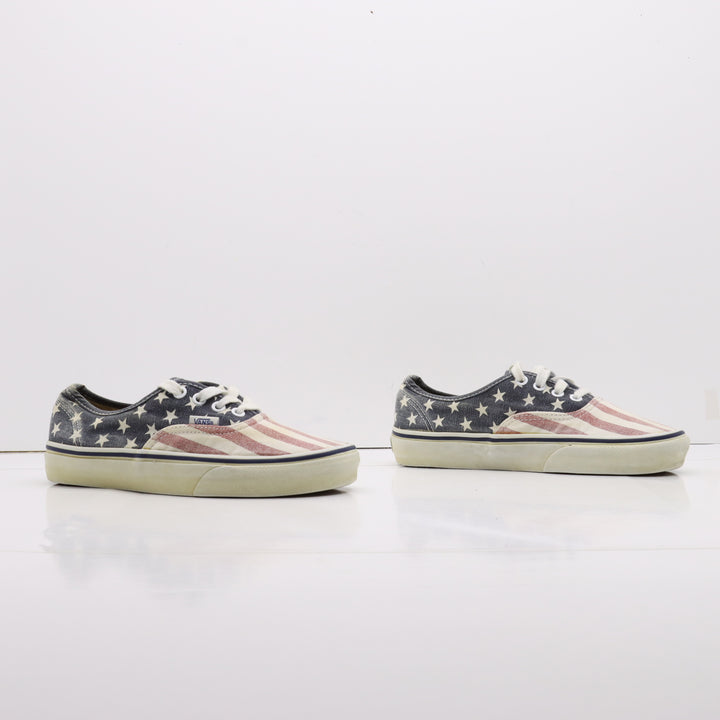 Vans Vandoren Authentic Basse Bianco Blu Rosso Eur 36 Unisex