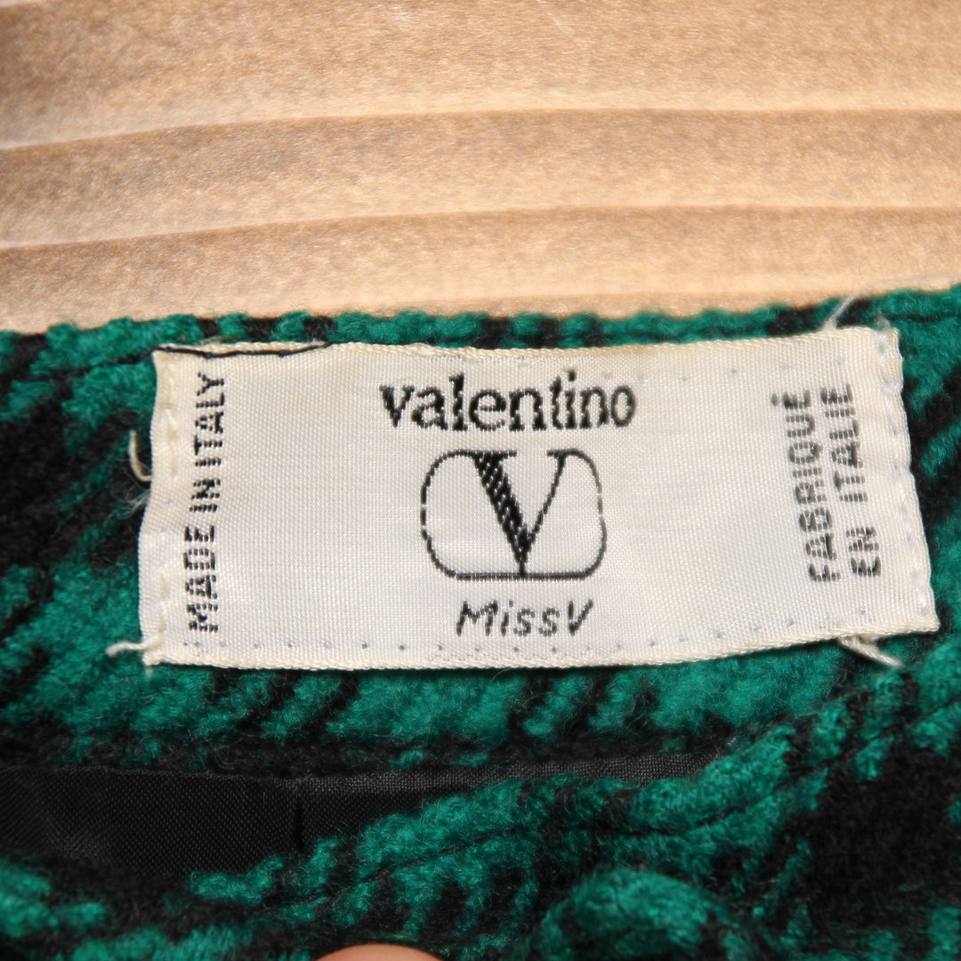 Valentino MissV Gonna Vintage Verde a Quadri Donna