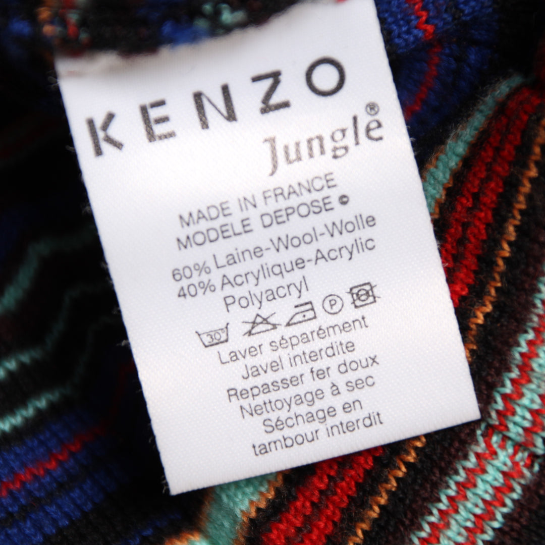 Kenzo Jungle Gonna Depose Vintage Multicolore Taglia M Donna
