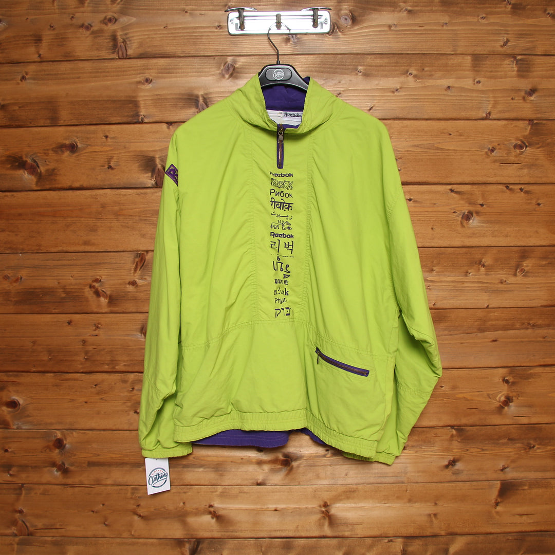 Reebok Track Top Vintage Verde Taglia XXL Unisex