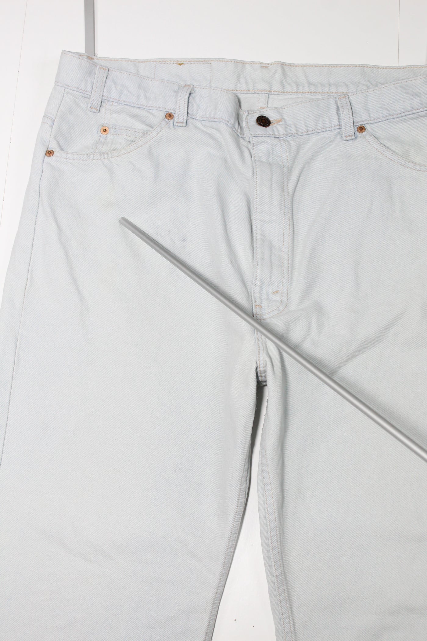 Levi's 505 Orange Tab Denim Made In USA W42 L32 Vintage