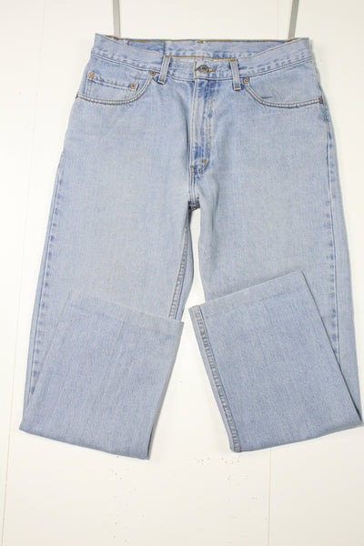 Levi's 505 Relaxed Fit Denim Made In USA W34 L32 Vintage