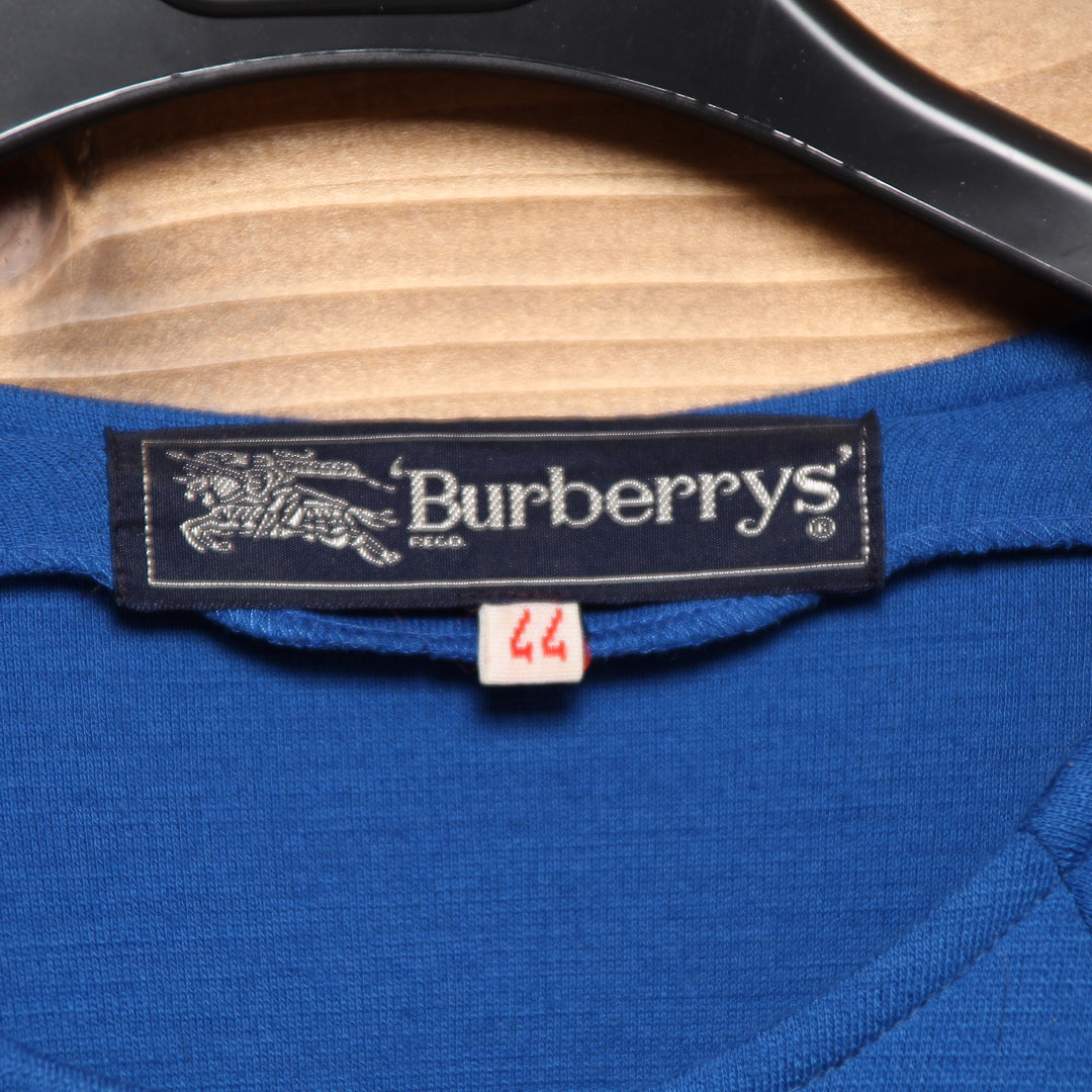 Burberrys' Vestito Lungo Vintage Blu Elettrico Taglia 44 Donna