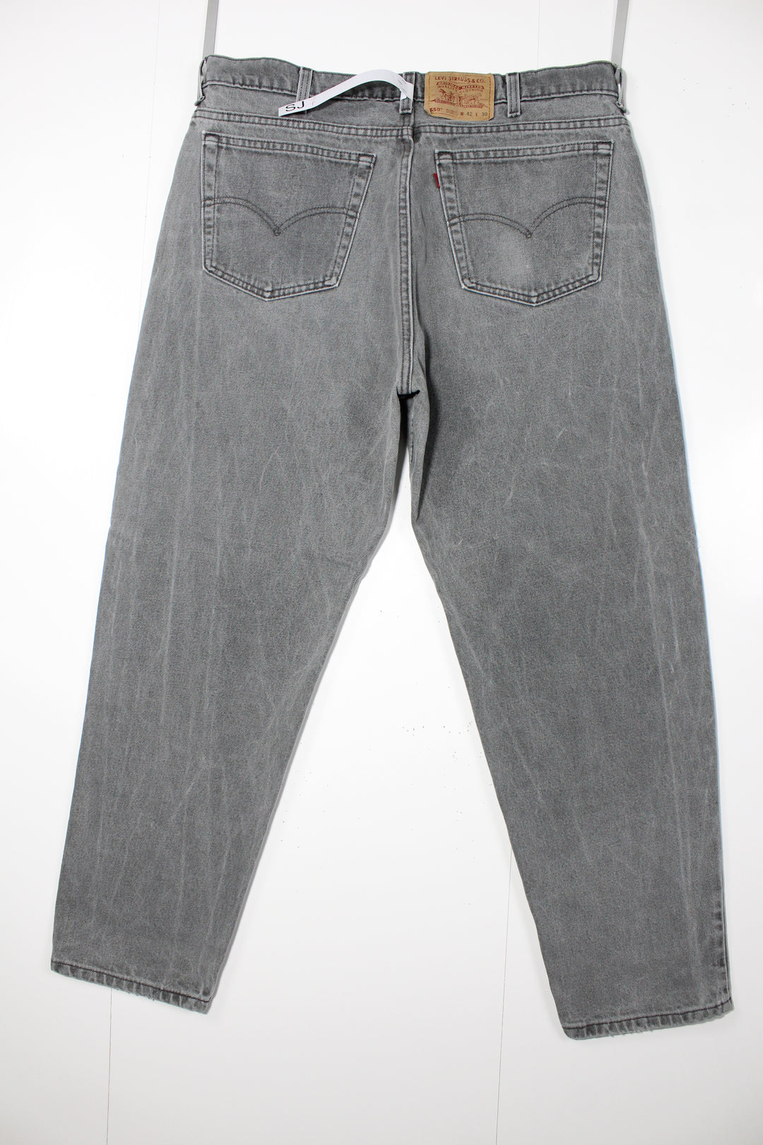 Levi's 550 Relaxed Fit Denim Made In USA W42 L30 Vintage