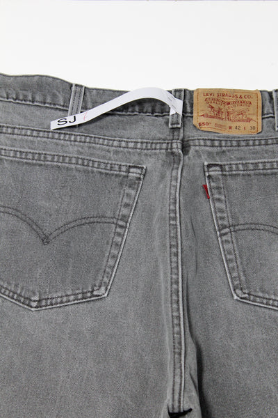 Levi's 550 Relaxed Fit Denim Made In USA W42 L30 Vintage