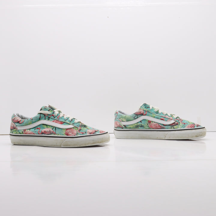 Vans Vandoren Old Skool Basse Turchese Fenicotteri Eur 41 Unisex