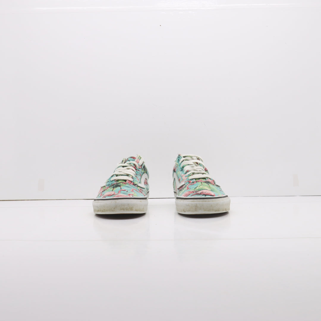 Vans Vandoren Old Skool Basse Turchese Fenicotteri Eur 41 Unisex