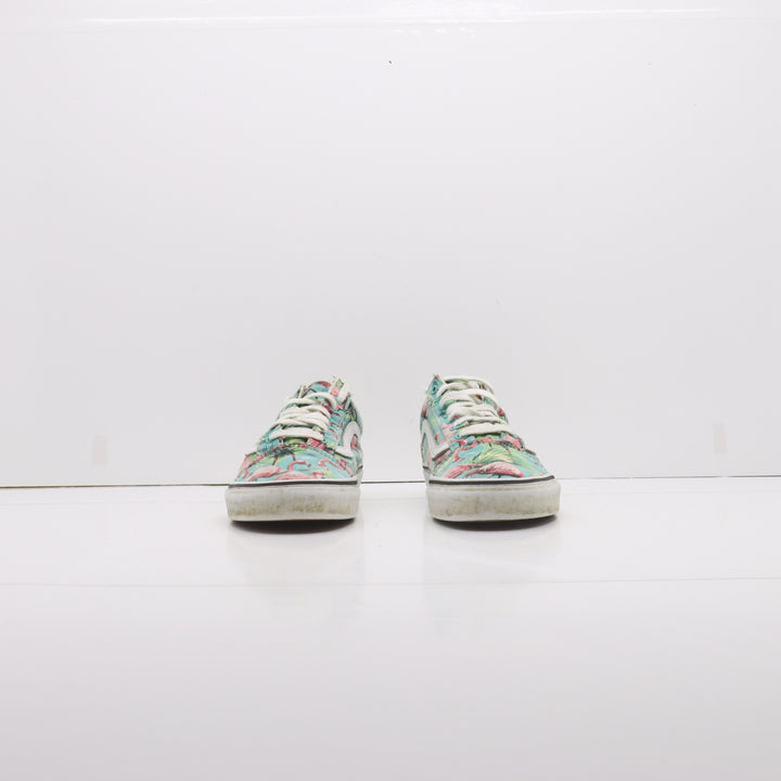 Vans Vandoren Old Skool Basse Turchese Fenicotteri Eur 41 Unisex