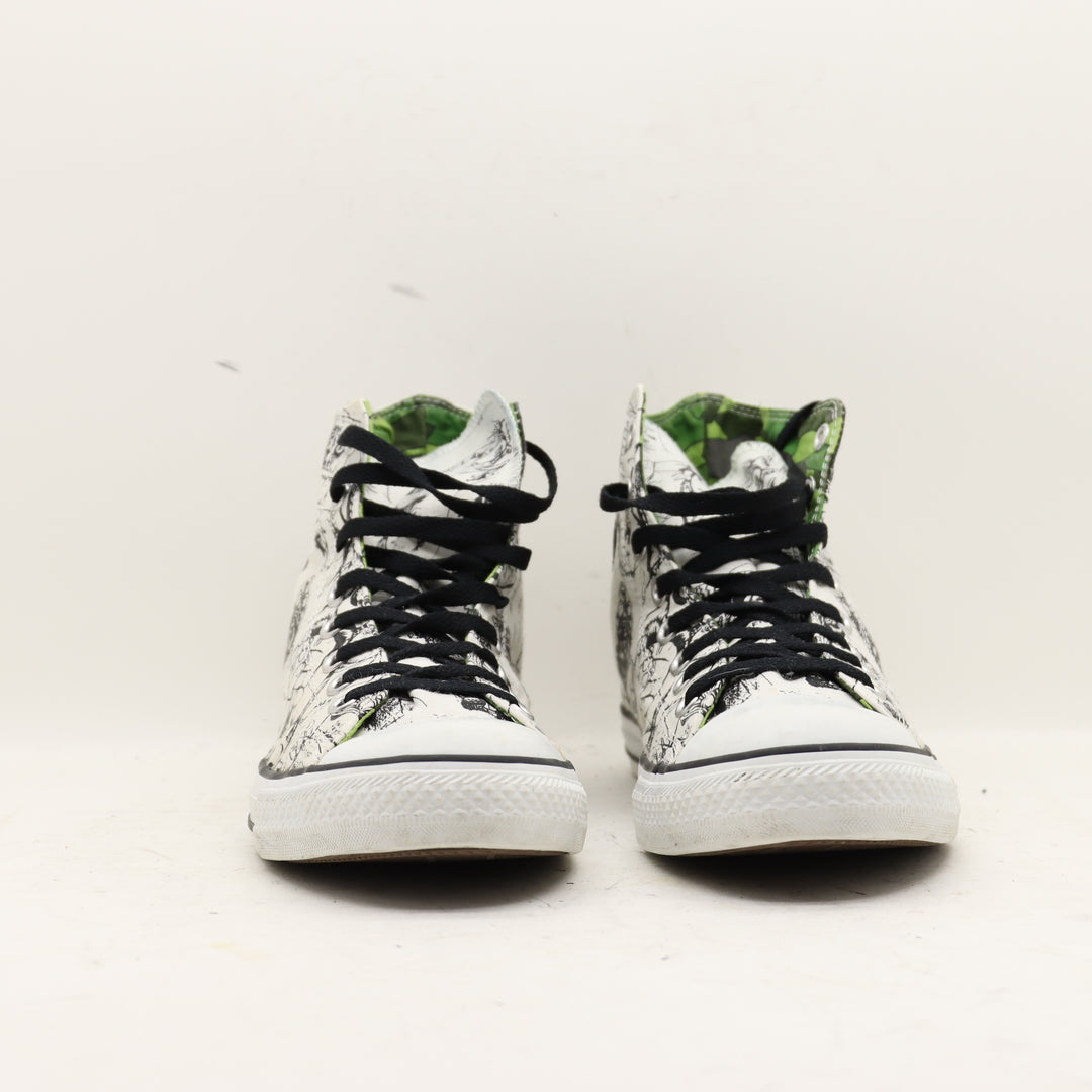 Converse All Star Gorillaz Limited Edition Alte Nere e Bianche Eur 45 Unisex