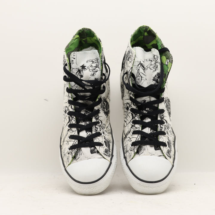 Converse All Star Gorillaz Limited Edition Alte Nere e Bianche Eur 45 Unisex