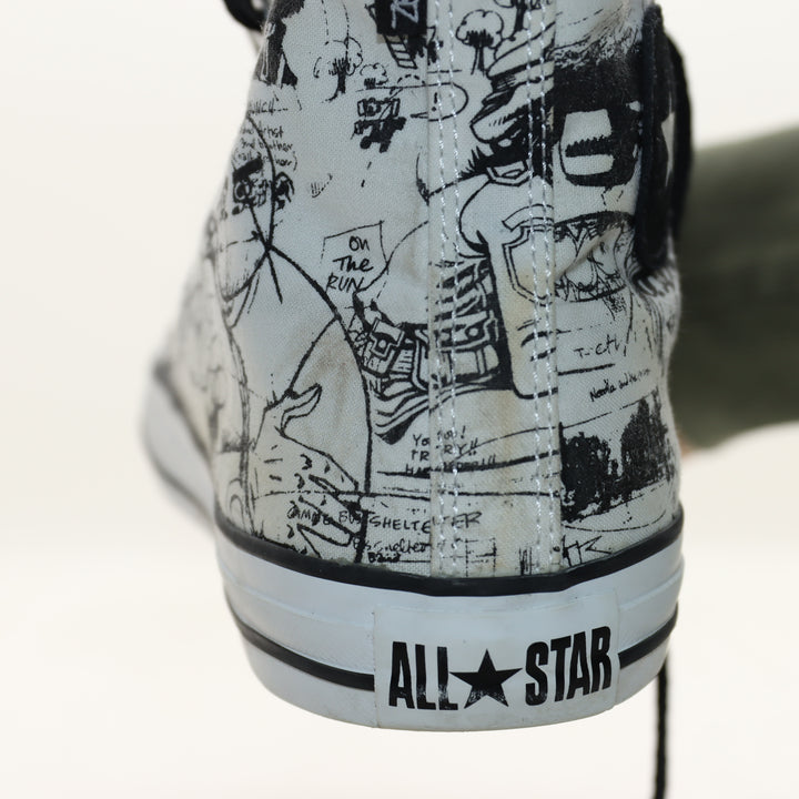 Converse All Star Gorillaz Limited Edition Alte Nere e Bianche Eur 45 Unisex