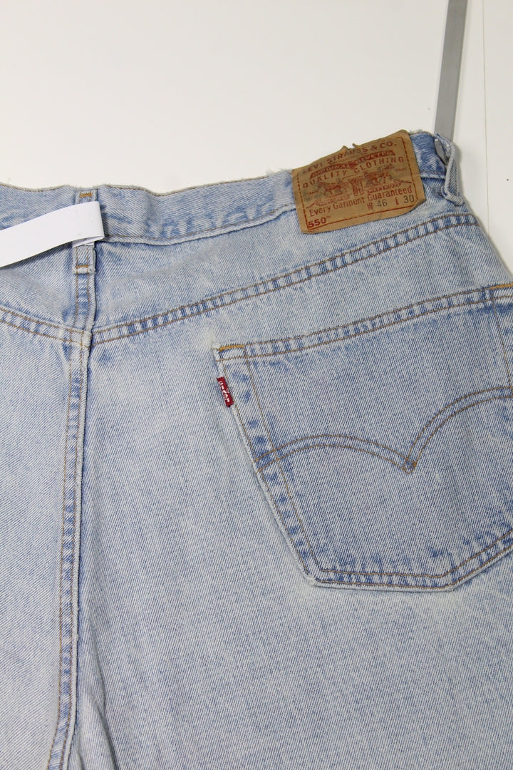 Levi's 550 Relaxed Fit Denim Made In USA W46 L30 Vintage