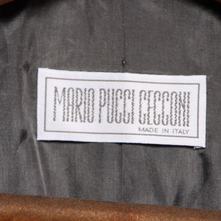 Mario Pucci Cecconi Tailleur Vintage Grigio Taglia 48 Donna