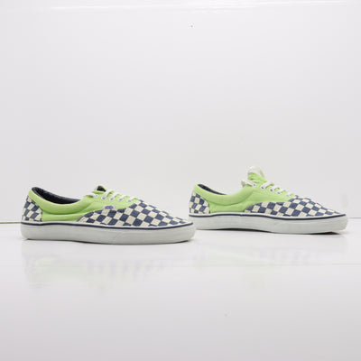 Vans Vandoren Era Basse Bianco Blu Verde a Quadri Eur 43 Uomo