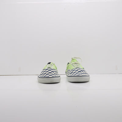 Vans Vandoren Era Basse Bianco Blu Verde a Quadri Eur 43 Uomo