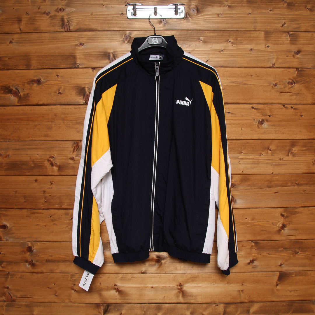 Puma Track Top Nero e Giallo Taglia XL Unisex