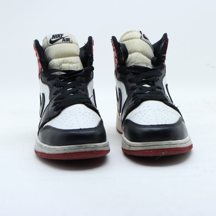 Jordan 1 Mid Chicago Black Toe Scarpa Nera e Rossa Eur 38 Donna