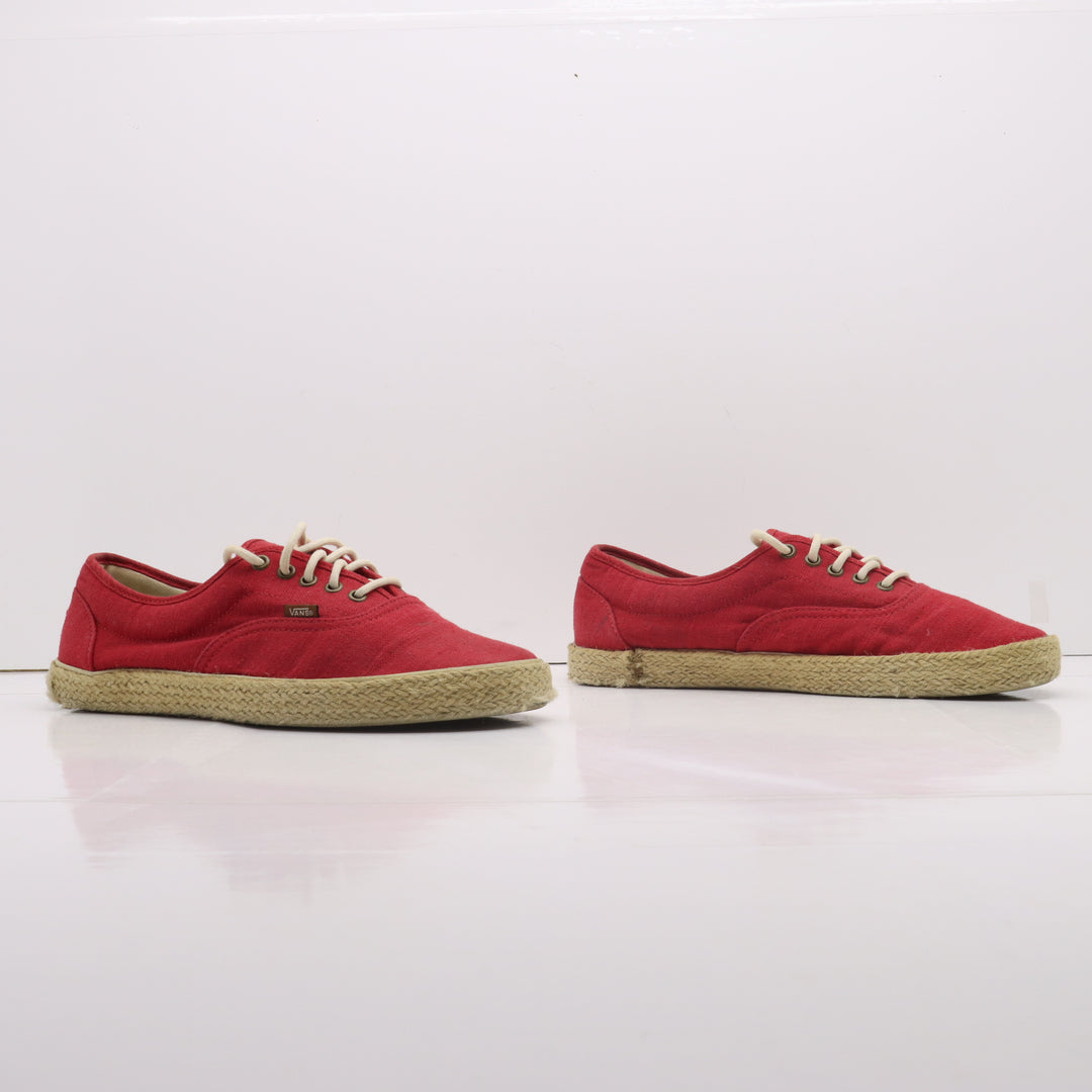 Vans Hemp Espadrillas Basse Rosso Eur 45 Uomo