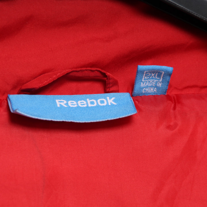 Reebok Giacca a Vento Rossa Taglia 2XL Uomo