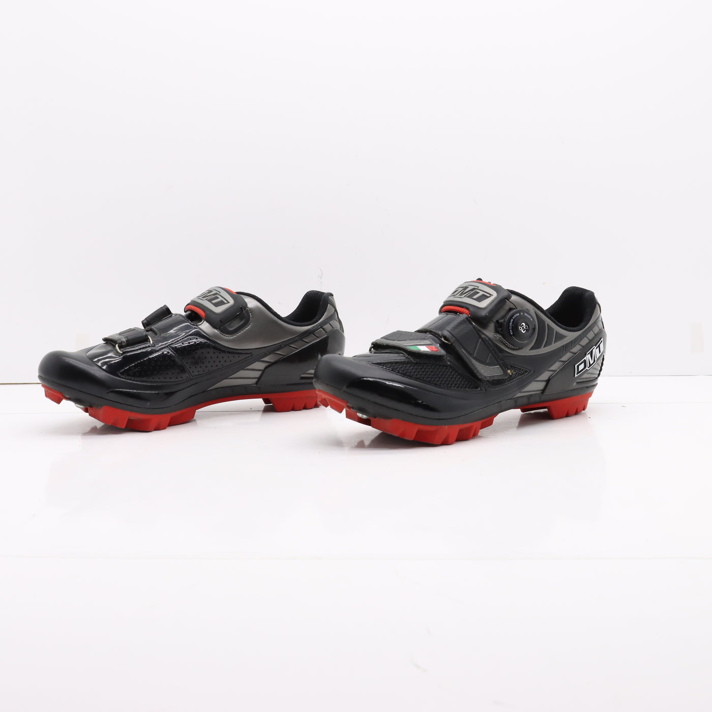 DMT Taurus Mtb Strappo Scarpe da Bicicletta Nere Eur 42 Uomo Sgancio Rapido