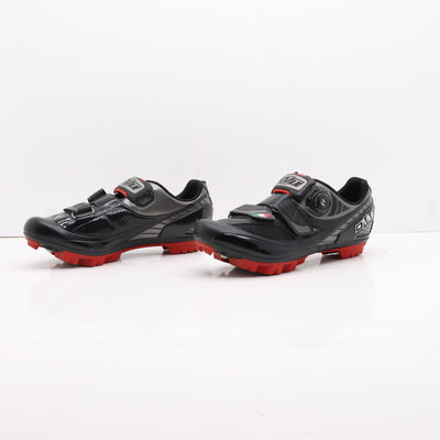 DMT Taurus Mtb Strappo Scarpe da Bicicletta Nere Eur 42 Uomo Sgancio Rapido