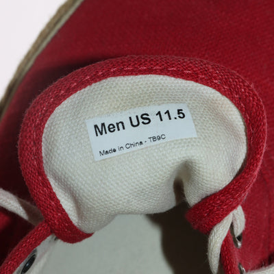 Vans Hemp Espadrillas Basse Rosso Eur 45 Uomo