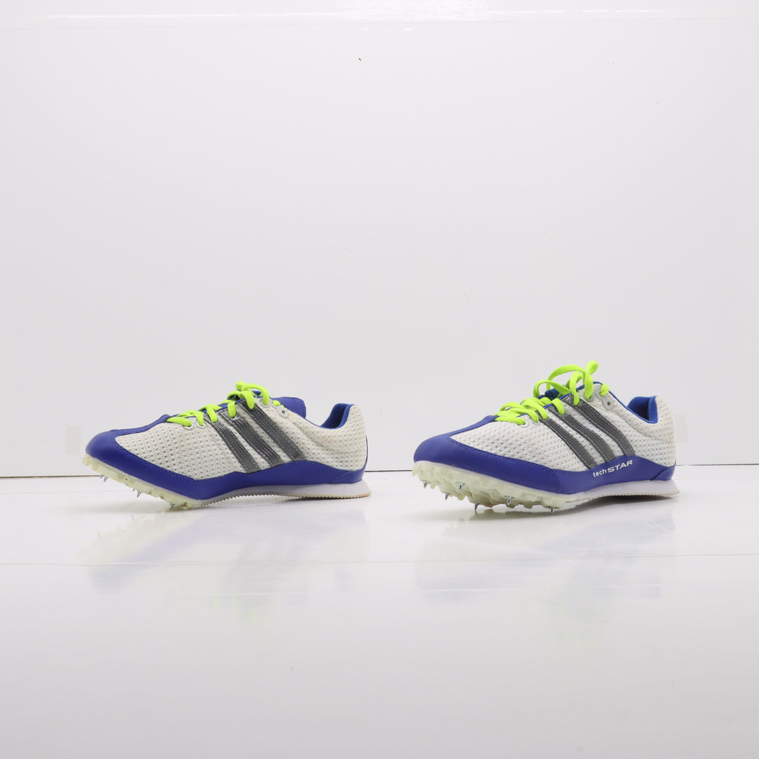 Adidas Tech Star Basse Corsa Bianco Blu Eur 38 Donna