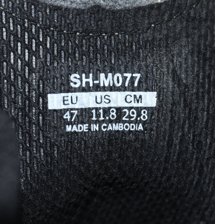 Shimano MO77 Mtb Strappo Scarpe da Bicicletta Nero Eur 47 Uomo