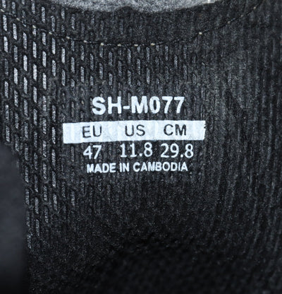 Shimano MO77 Mtb Strappo Scarpe da Bicicletta Nero Eur 47 Uomo