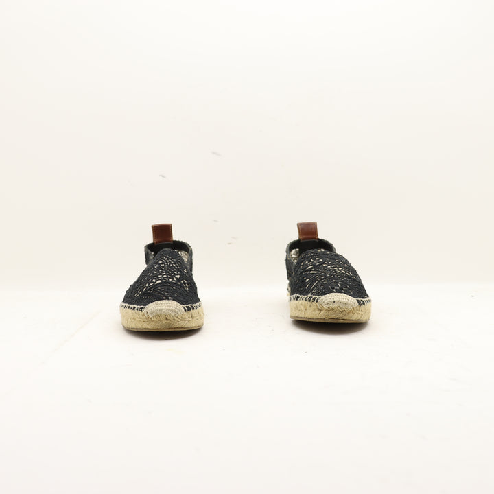 Chloé Espadrillas Nera Ricamata Donna