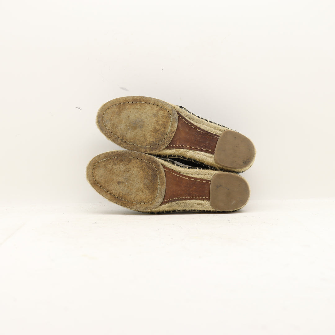 Chloé Espadrillas Nera Ricamata Donna