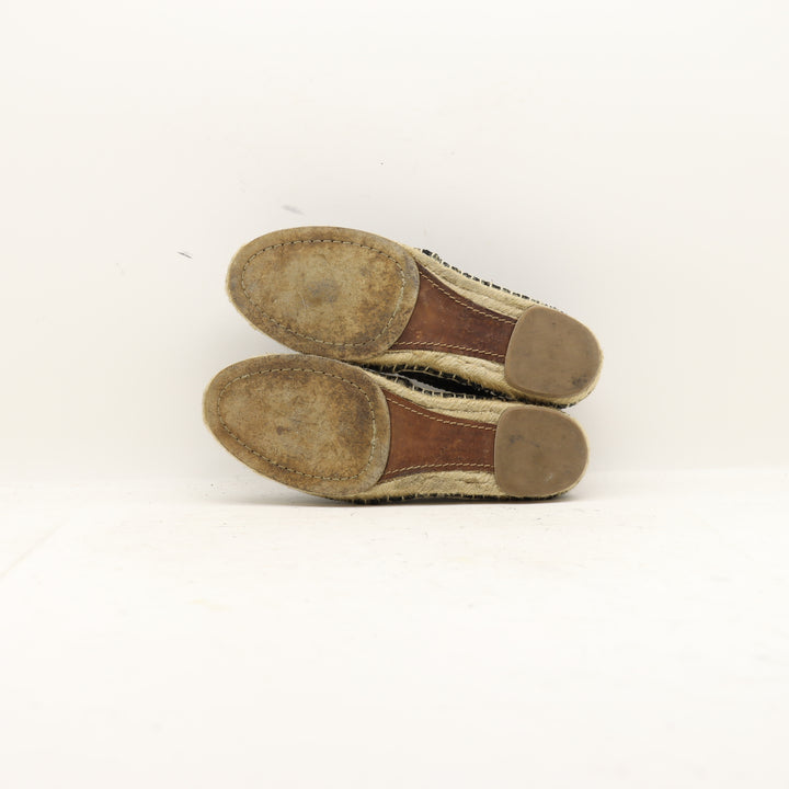 Chloé Espadrillas Nera Ricamata Donna