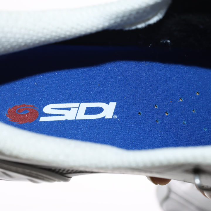 Sidi Duran Carbon Millenium Mtb Strappo Scarpe da Bicicletta Bianche Eur 41 Uomo