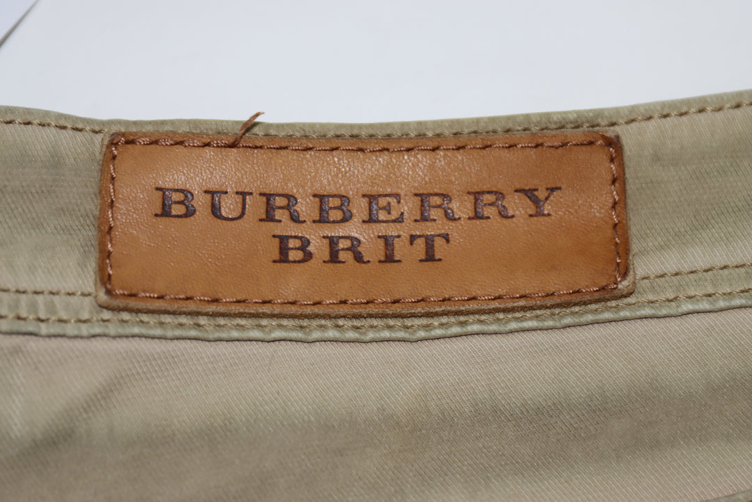 Burberry Brit Skinny Crop Jeans Beige W29 Donna