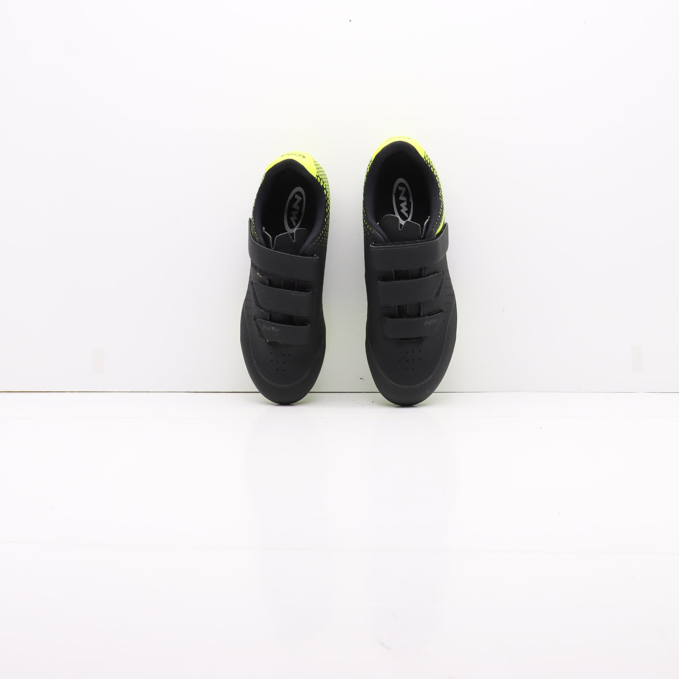 North Wave Nuove Mtb Strappo Scarpe da Bicicletta Nere e Giallo Fluo Eur 40 Uomo