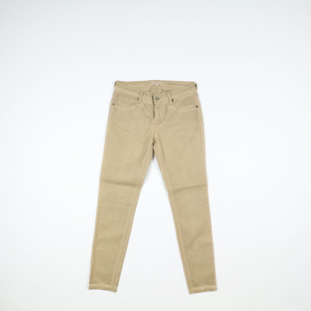 Burberry Brit Skinny Crop Jeans Beige W29 Donna – Vintage Clothing