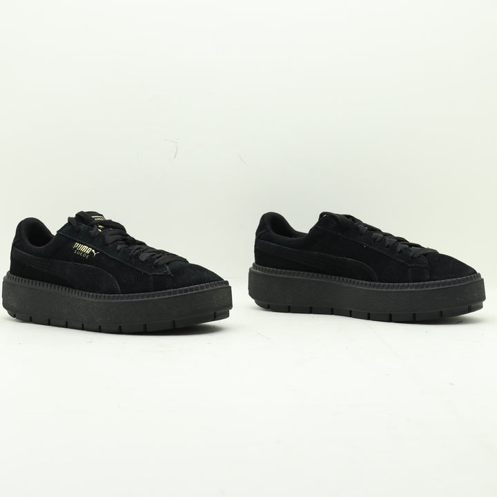 Puma Suede Platform Basse Total Black Eur 39 Donna