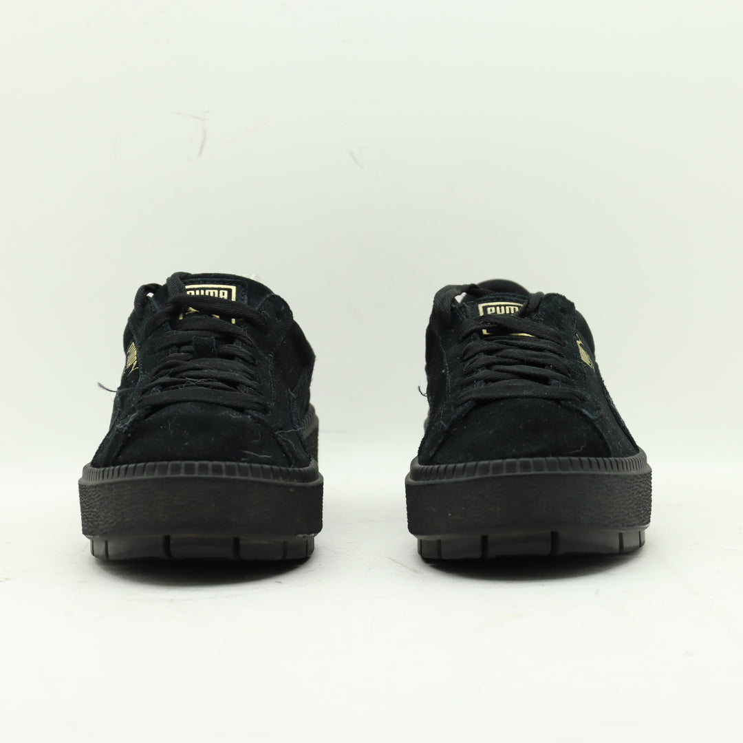 Puma Suede Platform Basse Total Black Eur 39 Donna