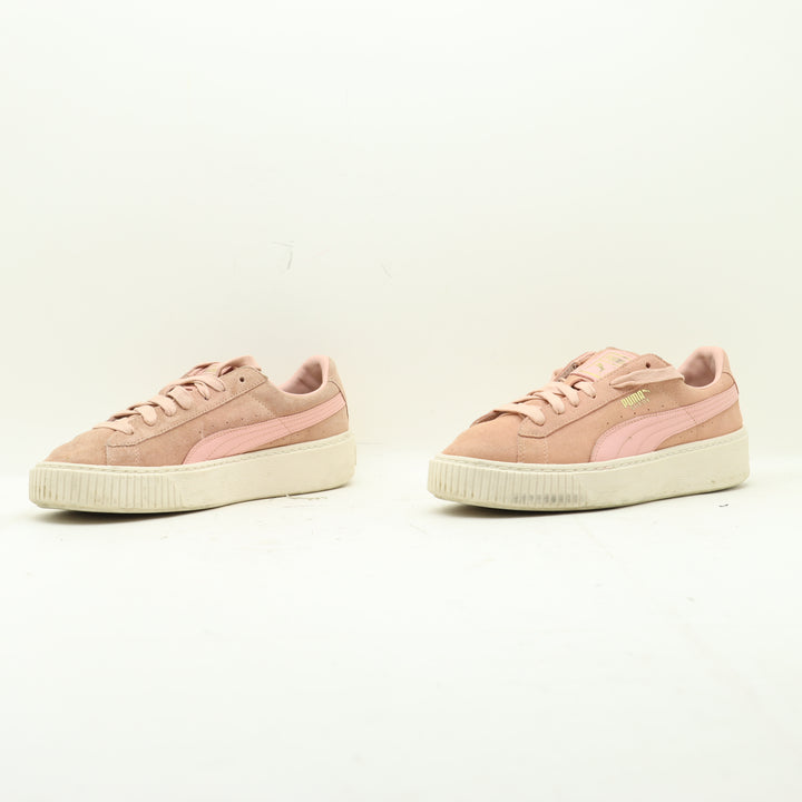 Puma Suede Platform Basse Rosa Eur 40 Donna