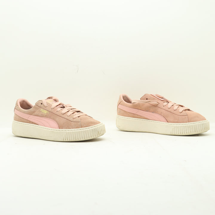 Puma Suede Platform Basse Rosa Eur 40 Donna