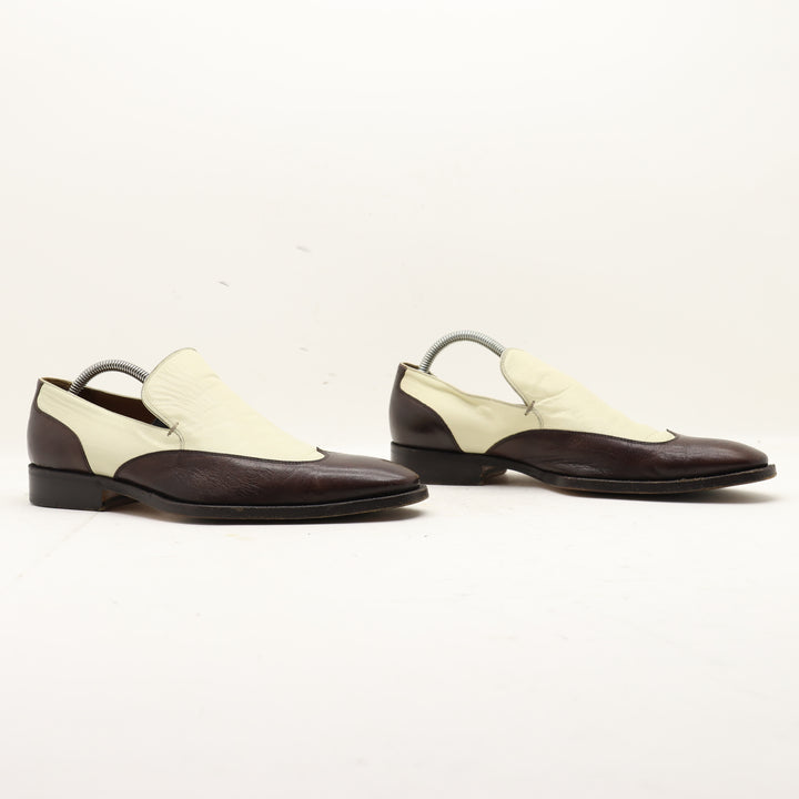 Gucci Mocassino Marrone e Beige Eur 42 Uomo