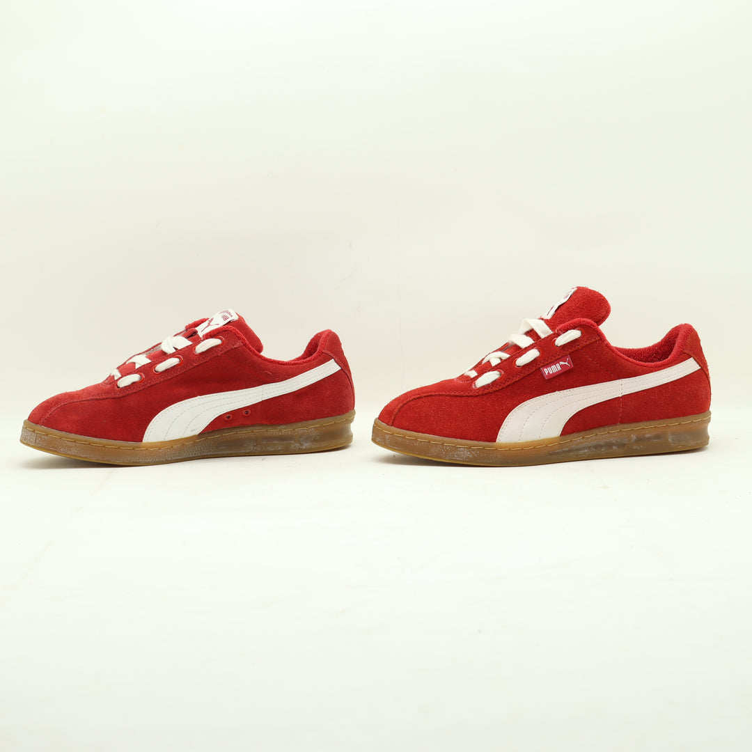 Scarpe Puma Suede Camoscio Eur 41 Rosso Unisex